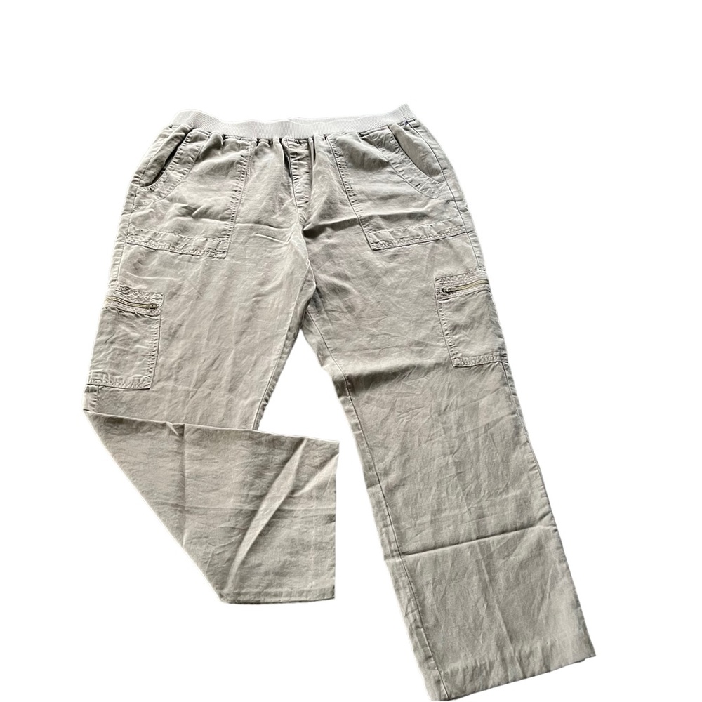 Coldwater Creek Linen Blend Pants size 16